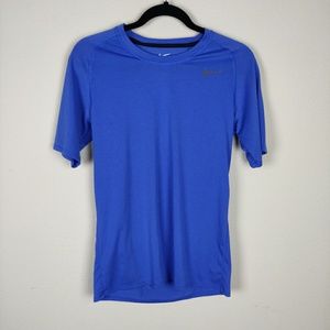 Nike dri-fit perieinkle blue athletic tee shirt